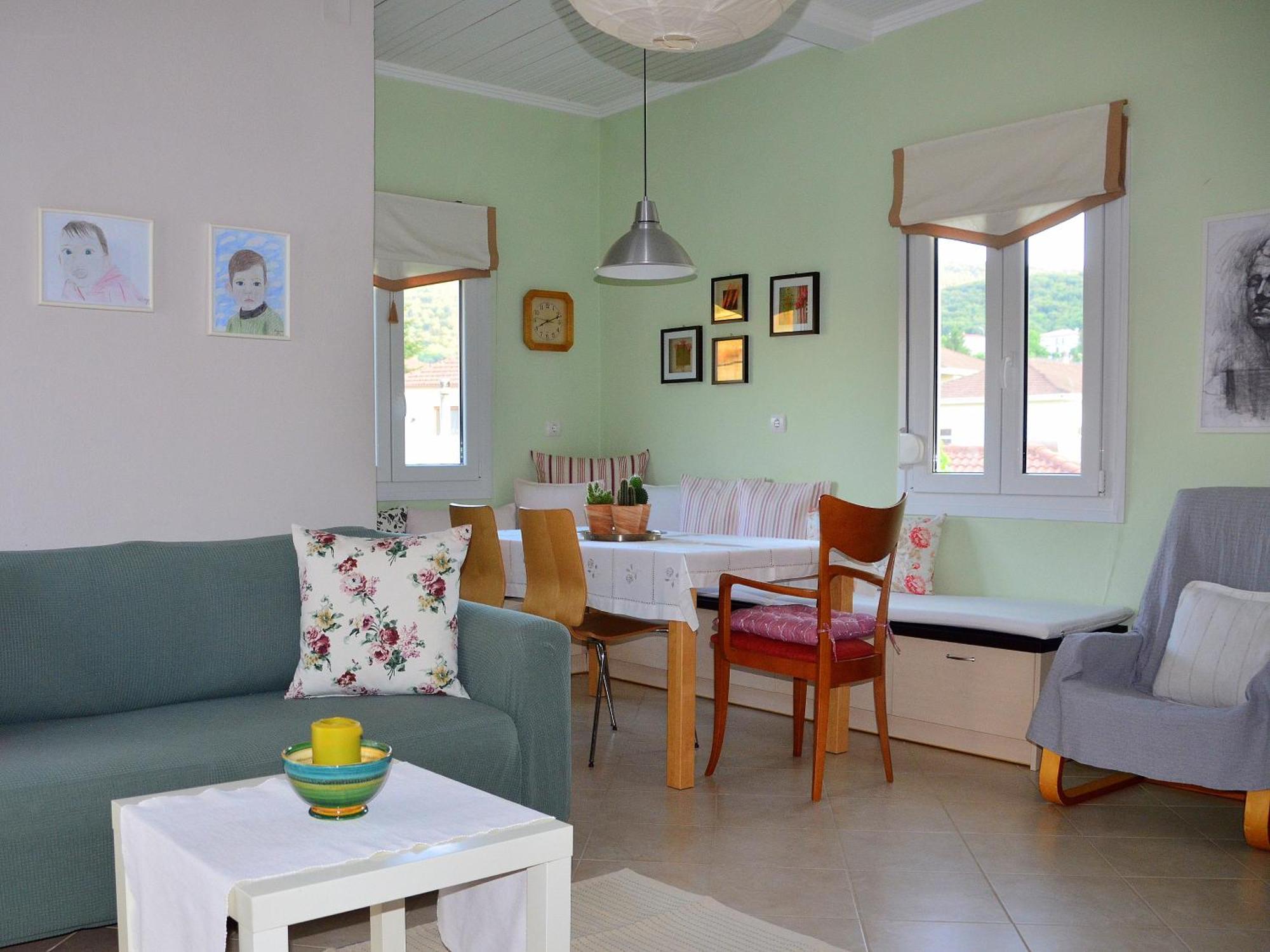 Family And Relaxing House In A Village Rodotopi المظهر الخارجي الصورة
